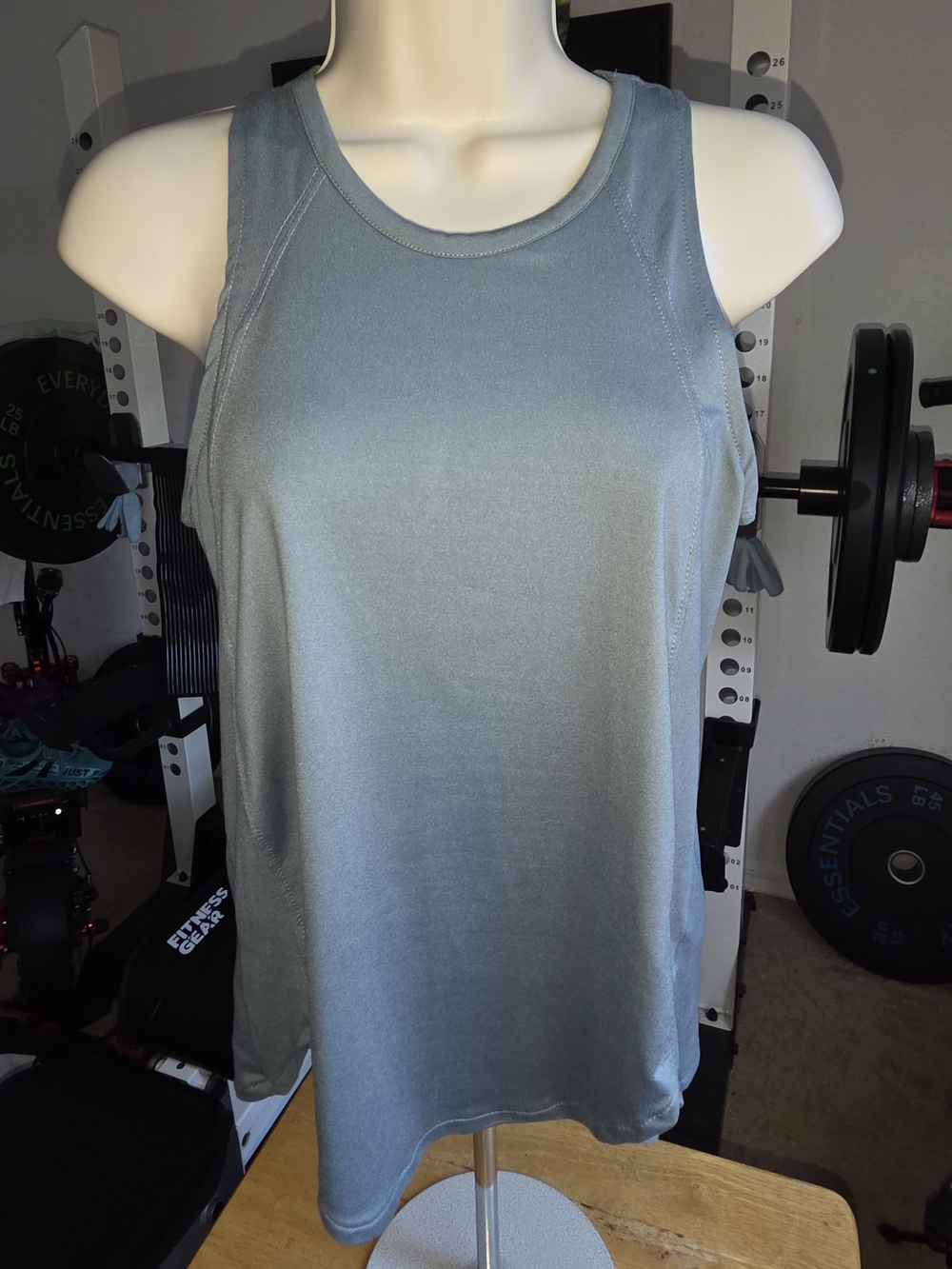 Marika Slate Blue Athletic Tank Top